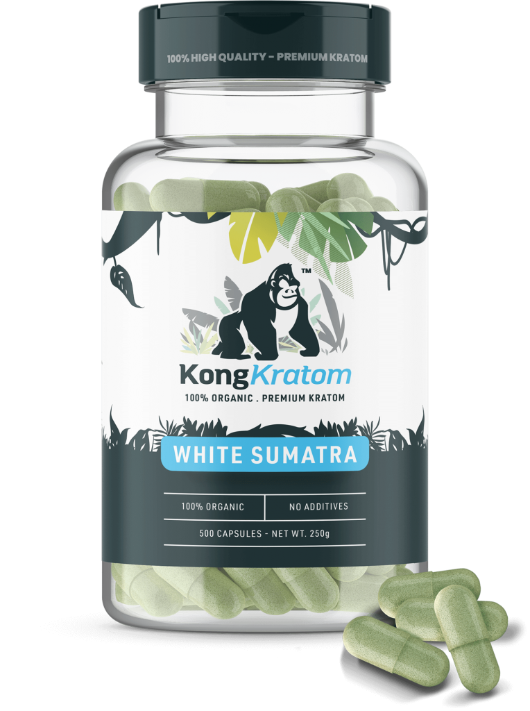 White Sumatra Kratom Capsules